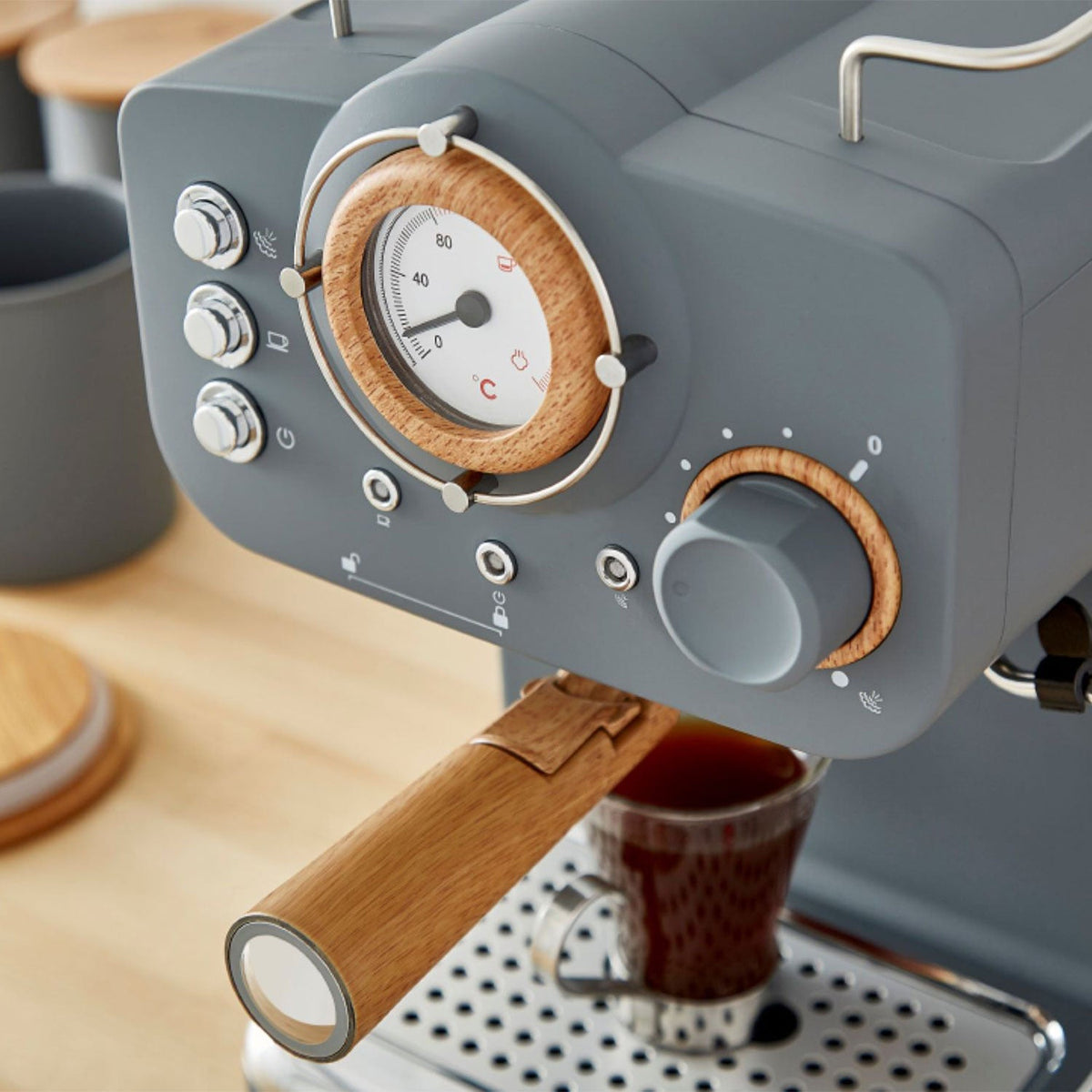 Swan Pump Espresso Coffee Machine SK22110GRYN