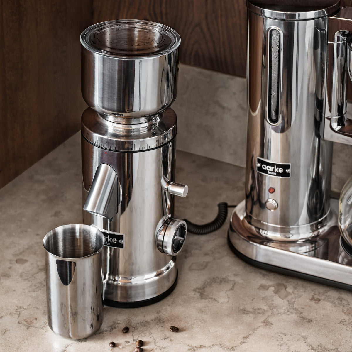 Aarke Stainless Steel Coffee Grinder