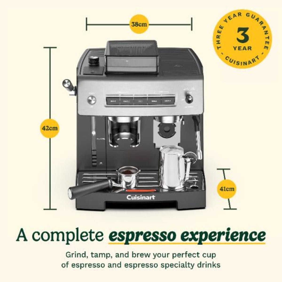 Cuisinart Espresso Maker with Grinder
