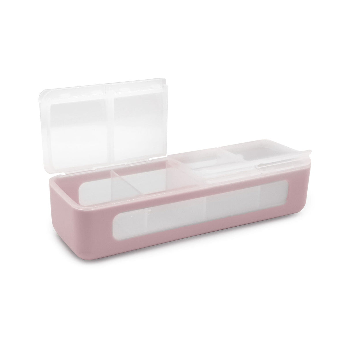 Melii Snackle Box with 4 Compartments - Pink