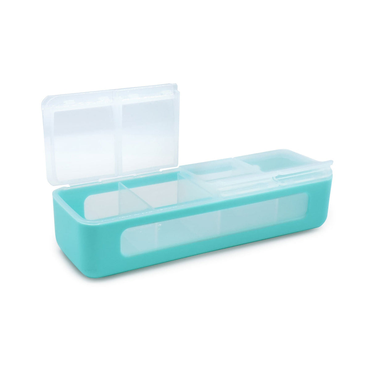 Melii Snackle Box with 4 Compartments - Blue
