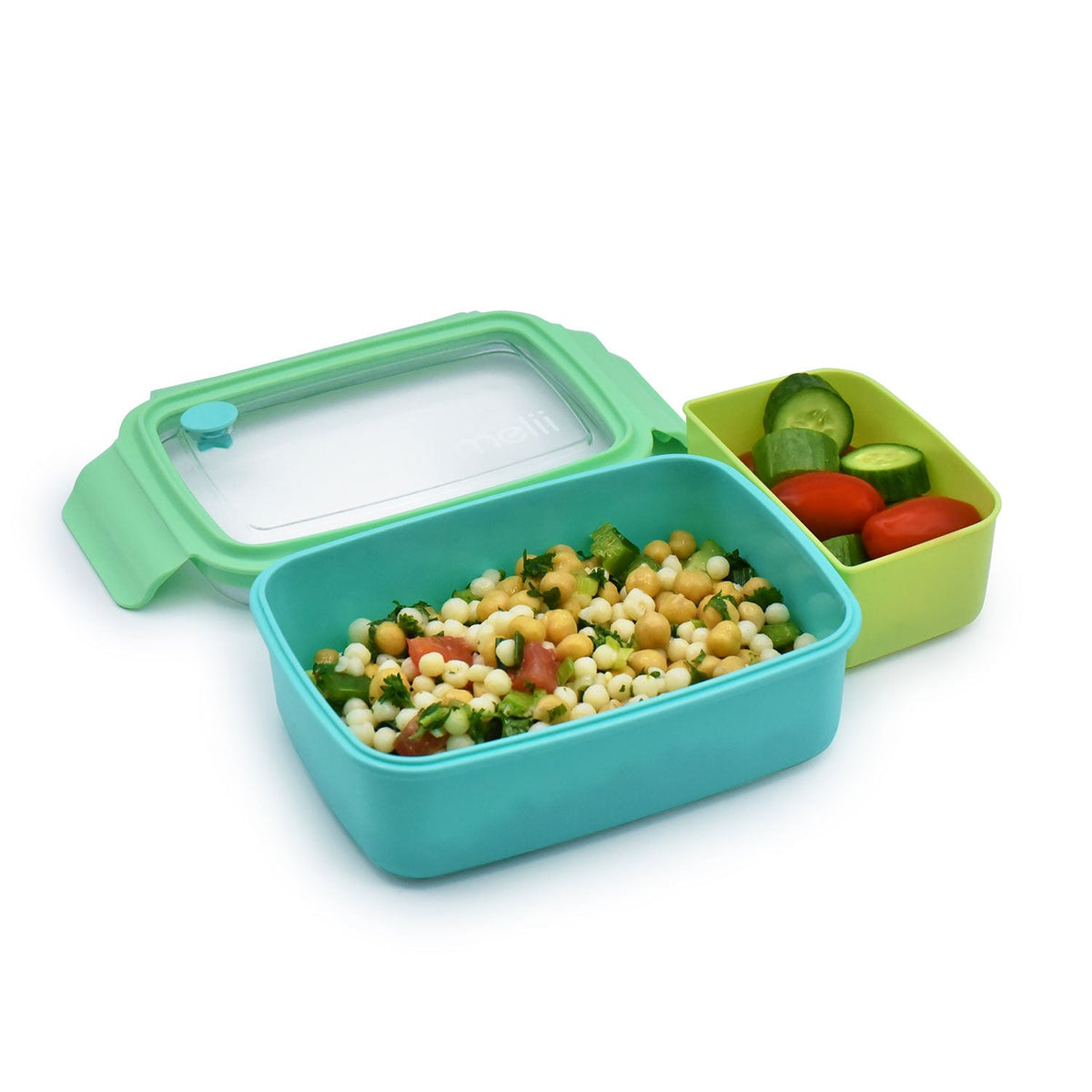 Melii Bento Box with Removable Compartment 880ml - Blue