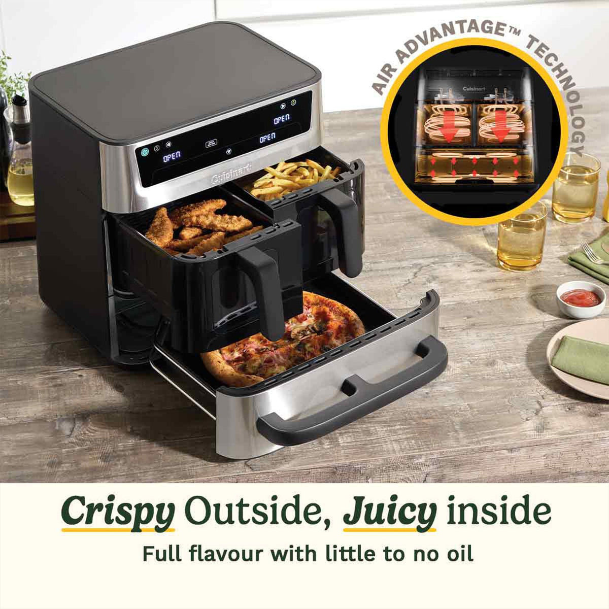Cuisinart Tri-Zone Steel 13.6L Air Fryer And Oven