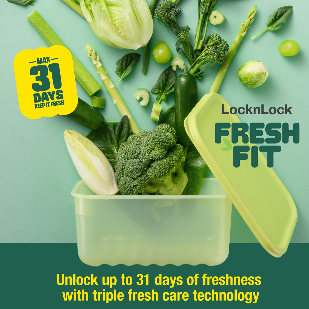 LocknLock FreshFit Food Container 760ml – Set of 2