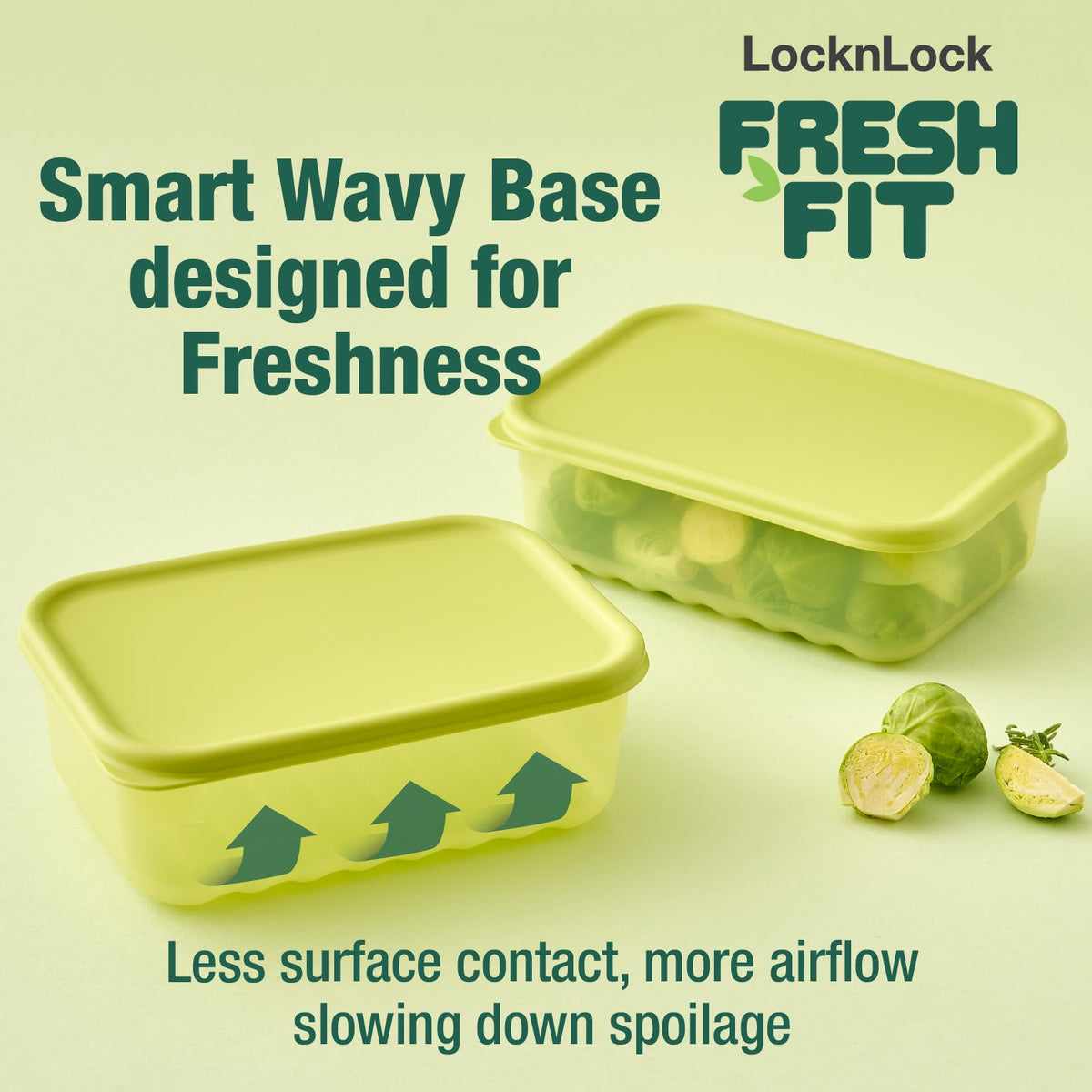 LocknLock FreshFit Food Container 1.5L – Set of 2