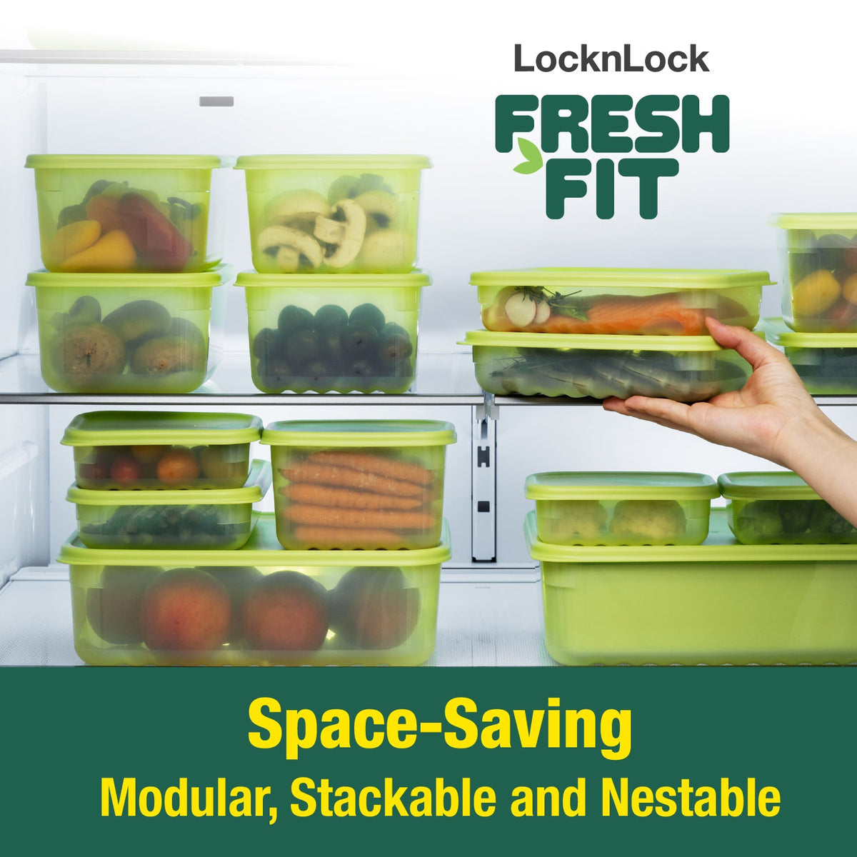 LocknLock FreshFit Food Container 1.5L – Set of 2