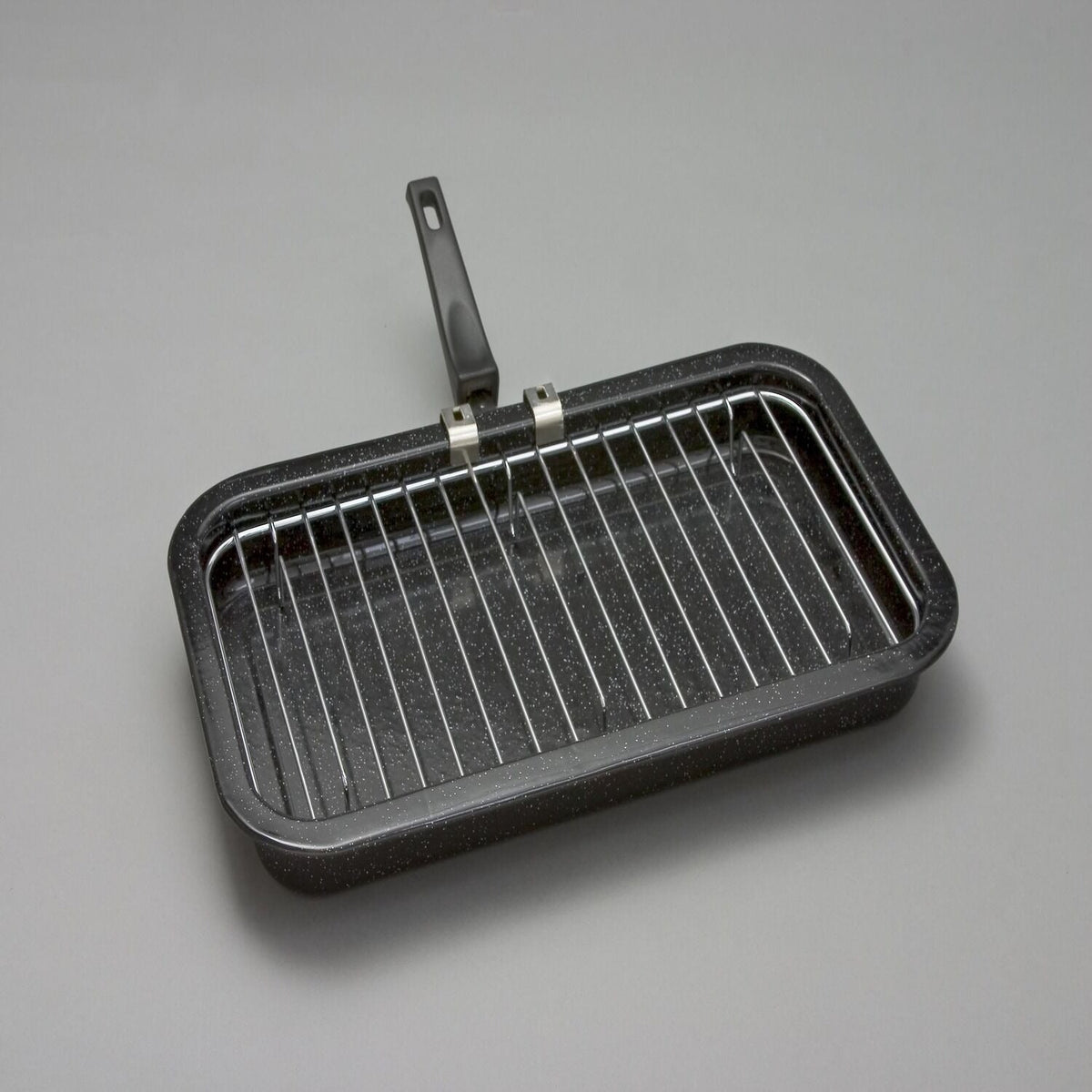 Black Enamel Grill Pan - 31cm