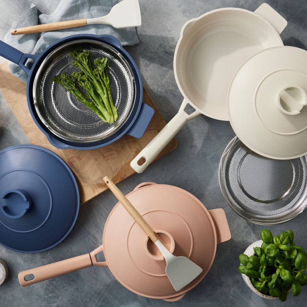 Lakeland 8-in-1 Only Pan – Steel Blue