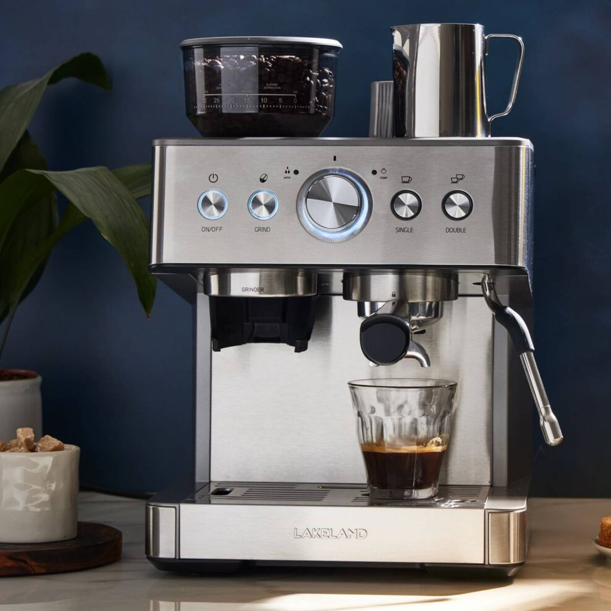 Lakeland Barista Deluxe Bean-to-Cup Espresso Machine