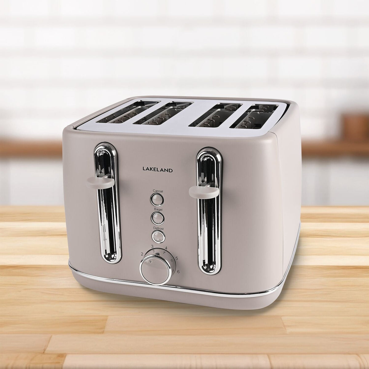 Lakeland 4 Slice Toaster – Stone