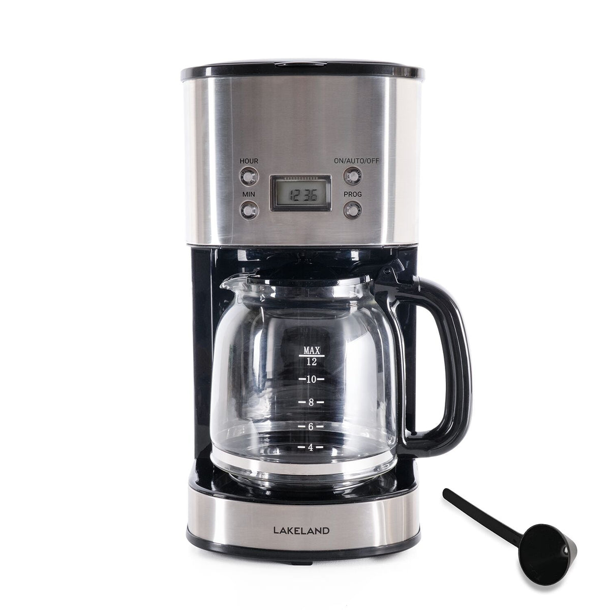 Lakeland Filter Coffee Machine with Glass Carafe