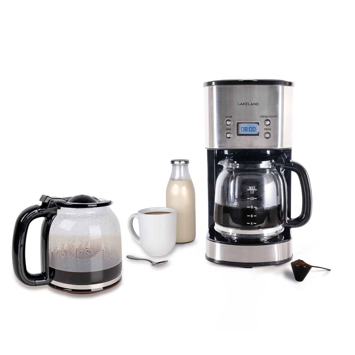 Lakeland Filter Coffee Machine with Glass Carafe