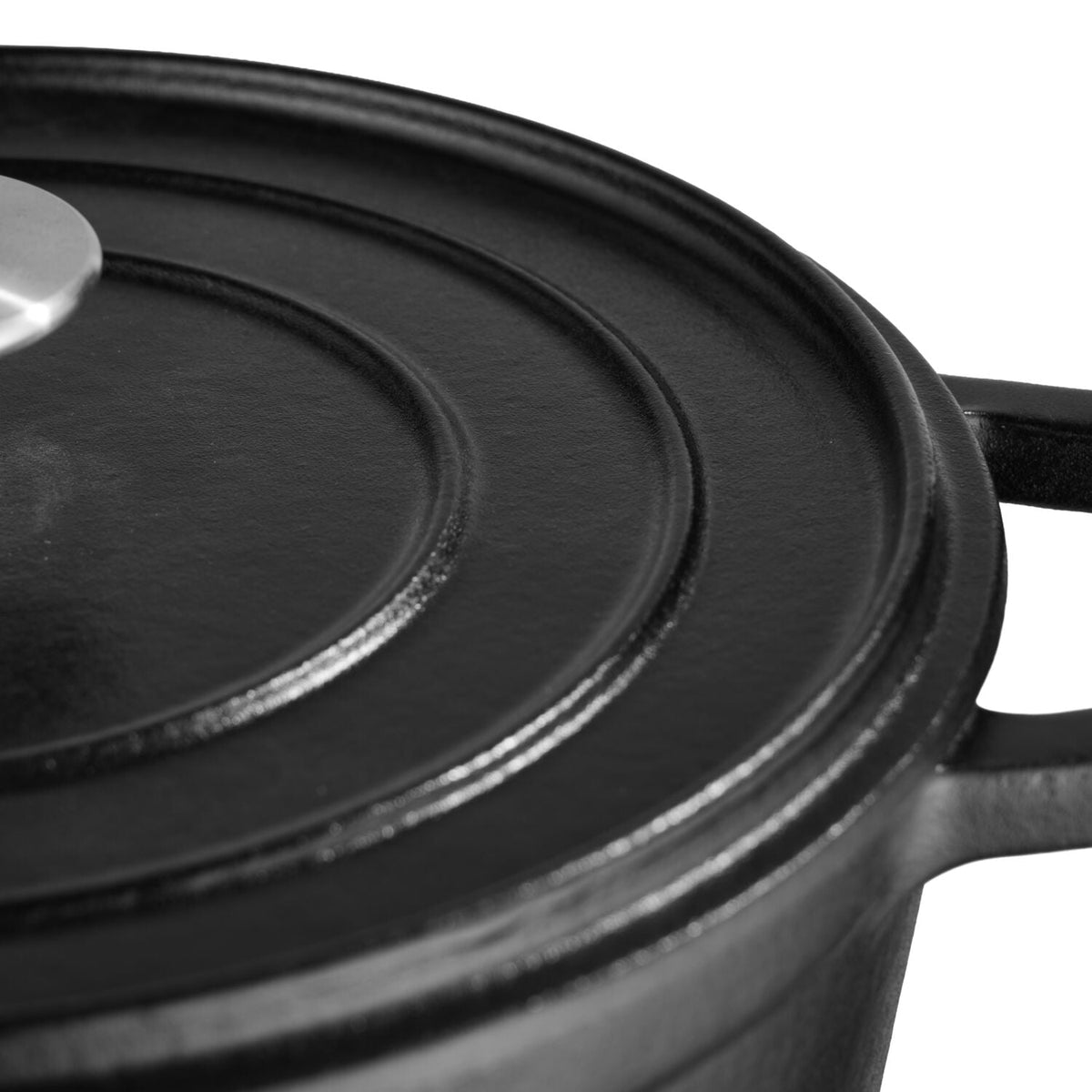 Lakeland Cast Iron 24cm Casserole Black