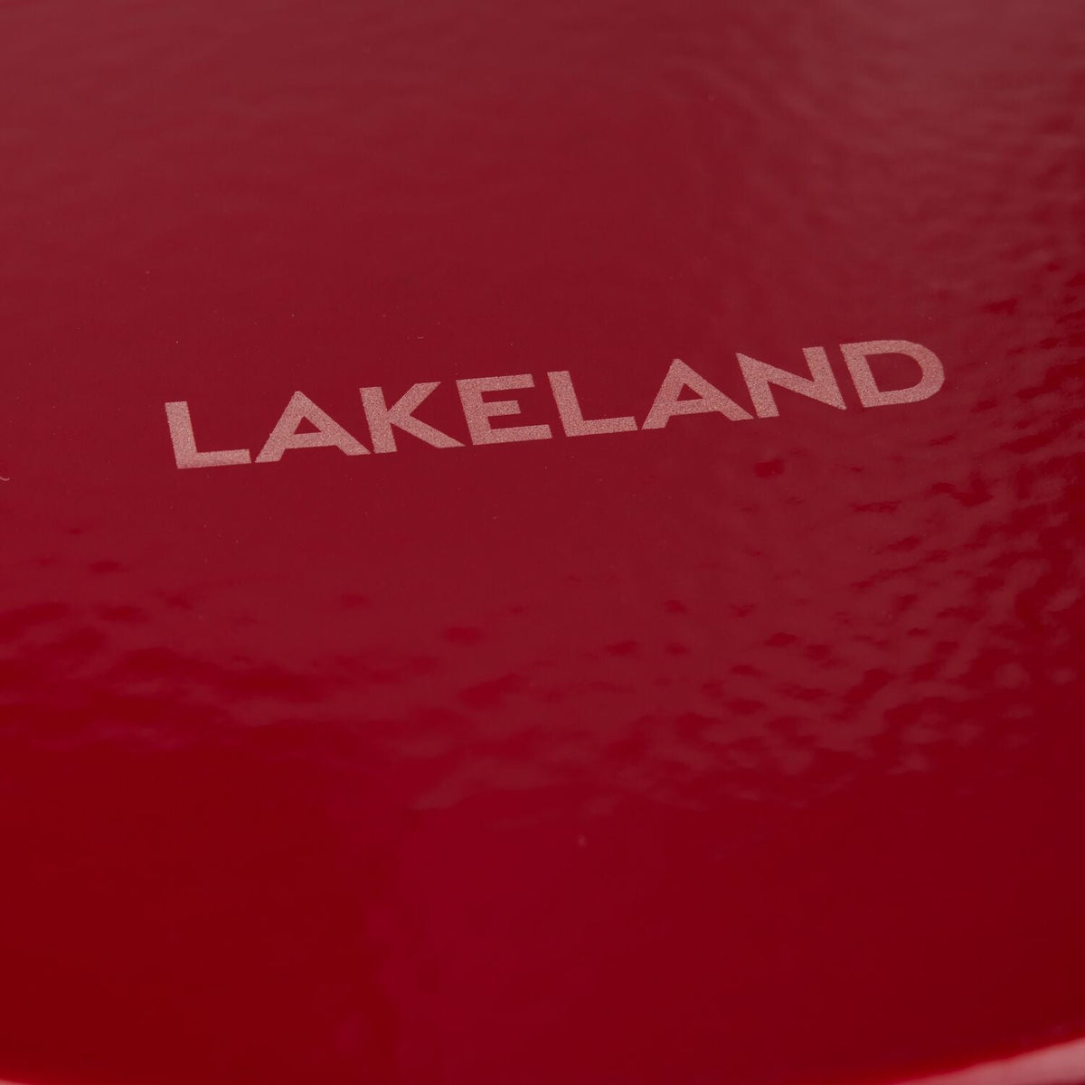 Lakeland Cast Iron 29cm Oval Casserole Red