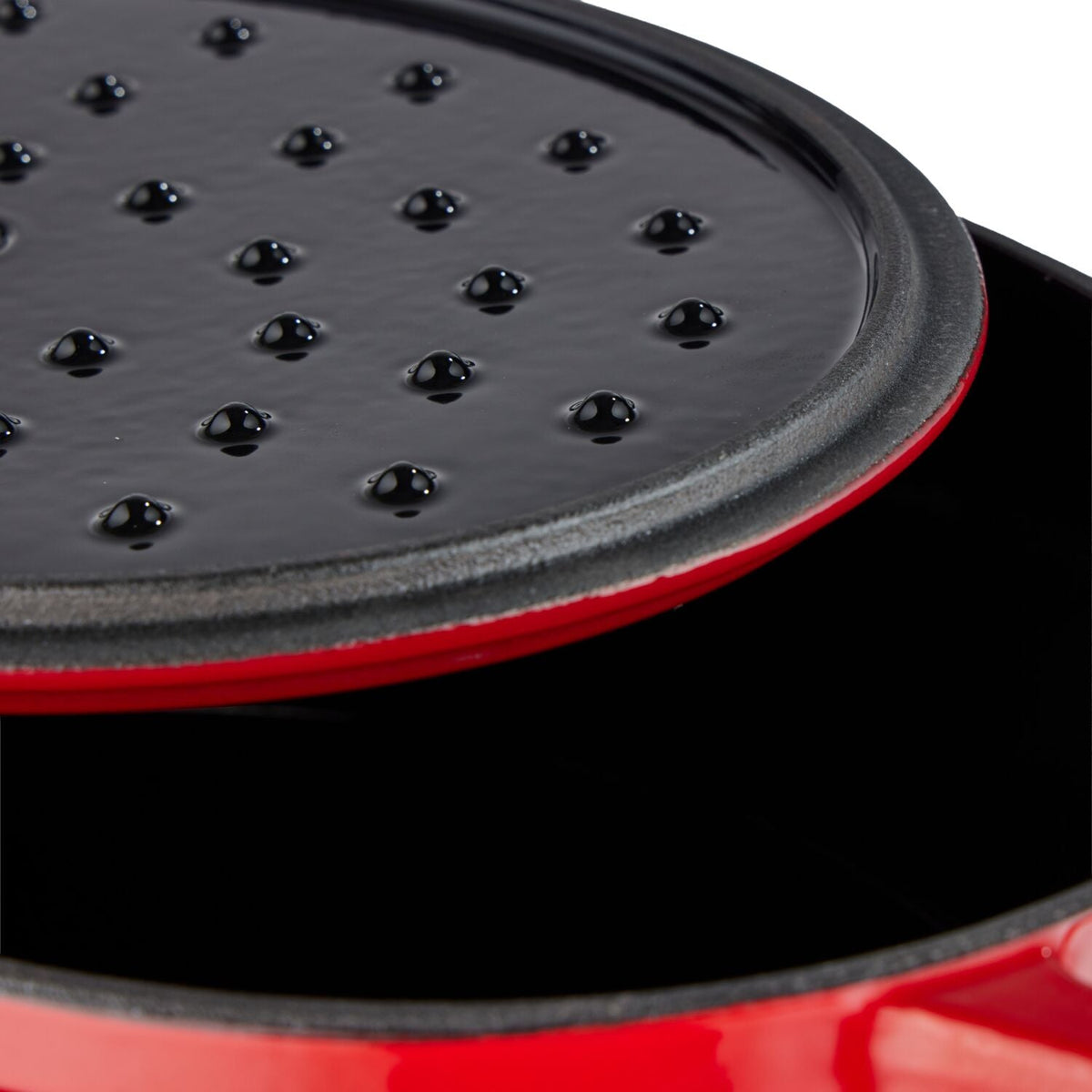 Lakeland Cast Iron 29cm Oval Casserole Red