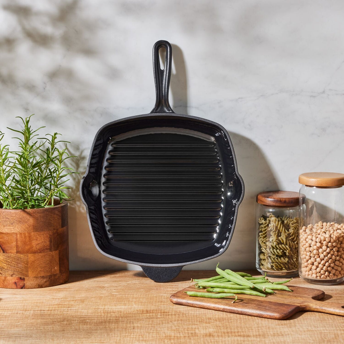 Lakeland Square Cast Iron 26cm Grill Pan