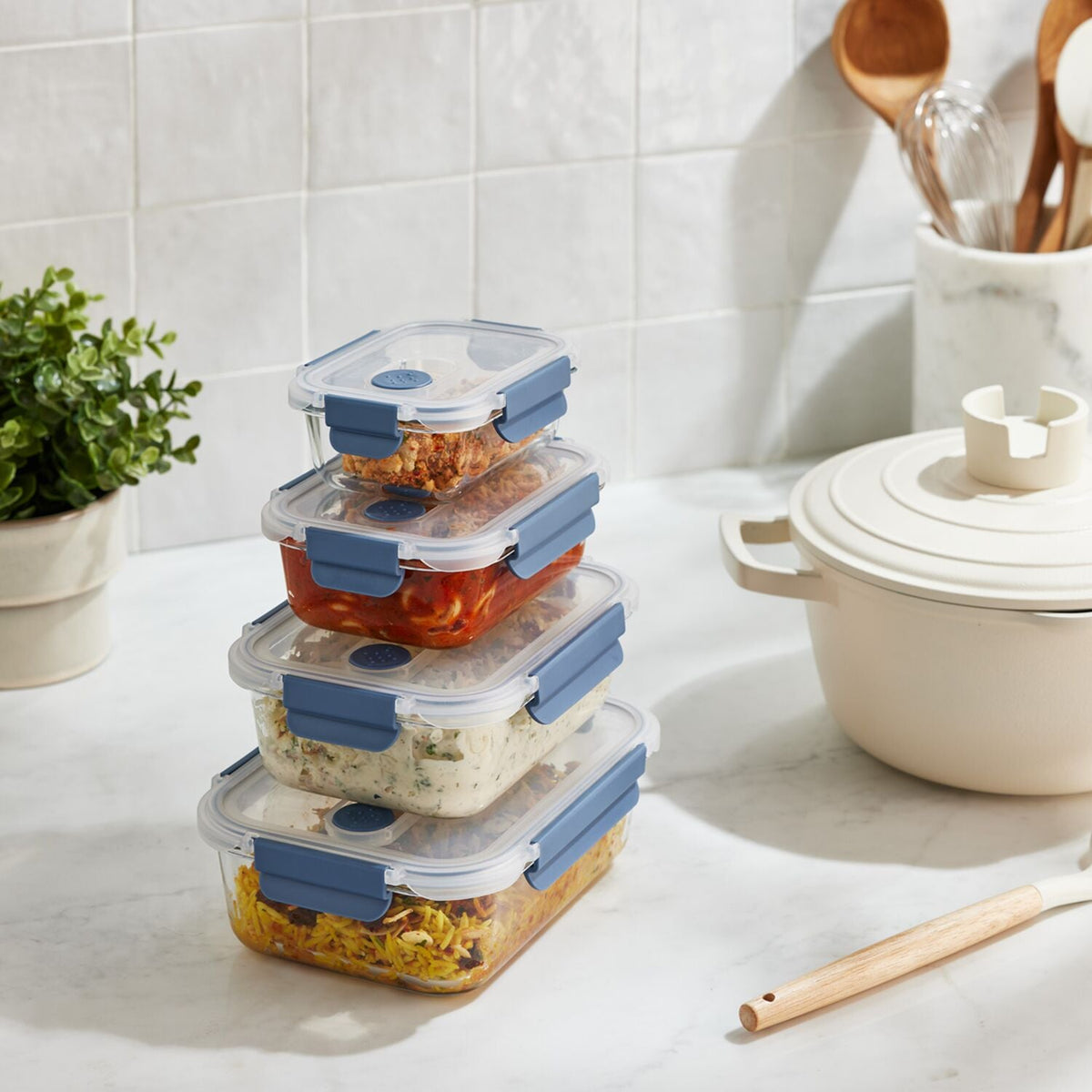 Lakeland Cook, Store & Serve Glass Container 370ml