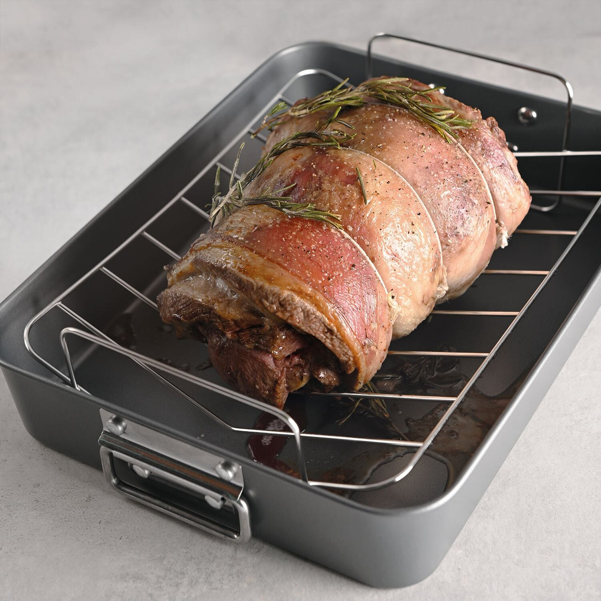 Lakeland Carbon Steel Roasting Tin and Rack