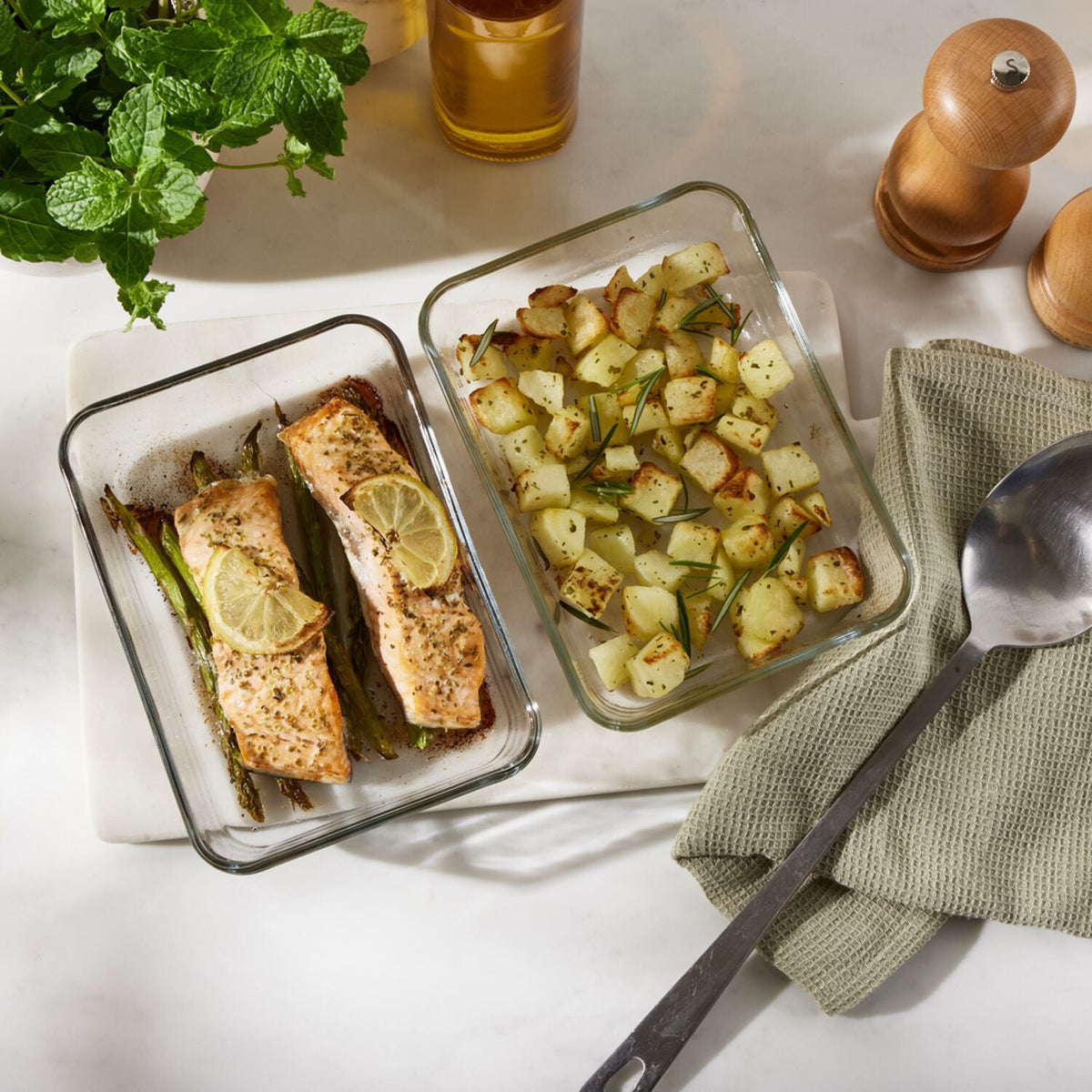 Lakeland 2-Piece Glass Oven Dish Set
