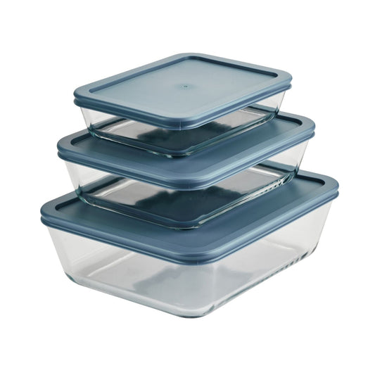 Lakeland Cook, Store & Serve 3-Piece Glass Container Set