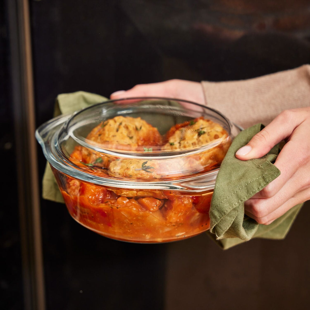 Lakeland Glass Lidded Casserole Dish 1.5L