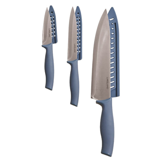 Simply Lakeland Blue Knife Set – Set of 3