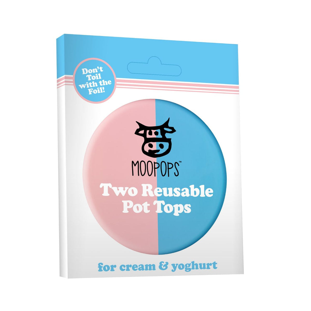 MooPops Reusable Large Pot Tops - Pack of 2