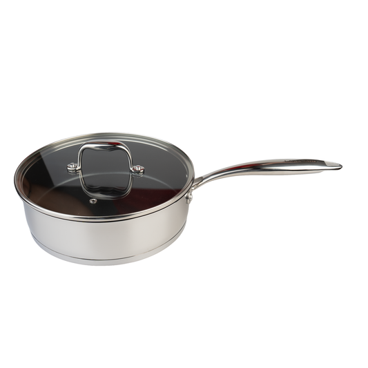 Lakeland Stainless Steel 24cm Lidded Sauté Pan