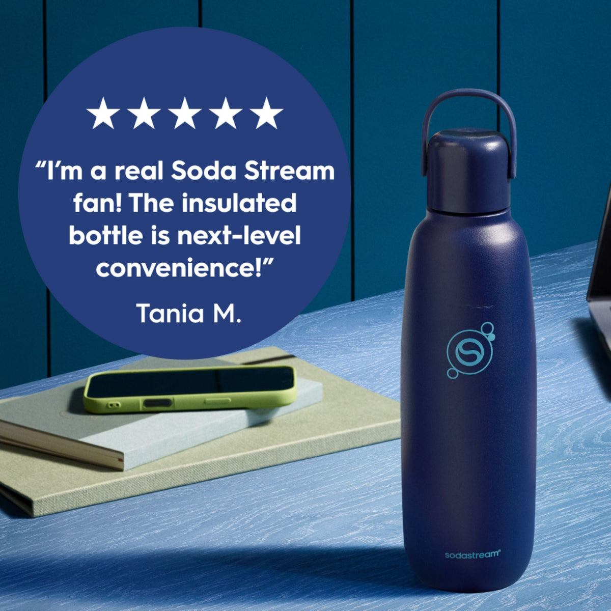 SodaStream Fizz & Go Cool 0.9L Blueberry