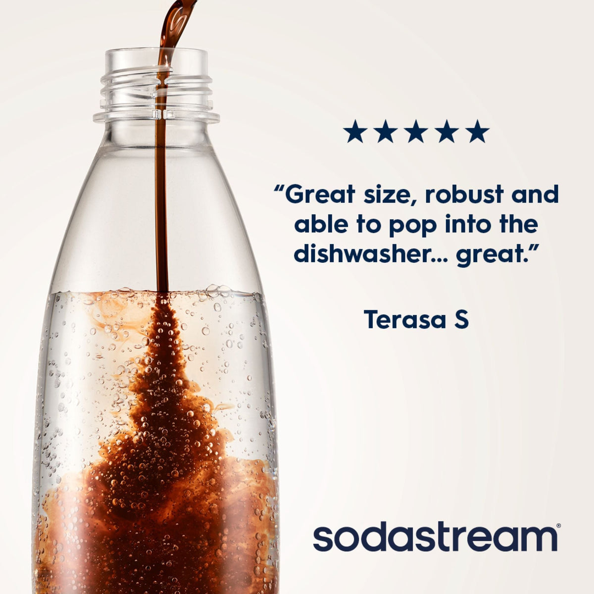 SodaStream Carbonation Bottle 1L Metal