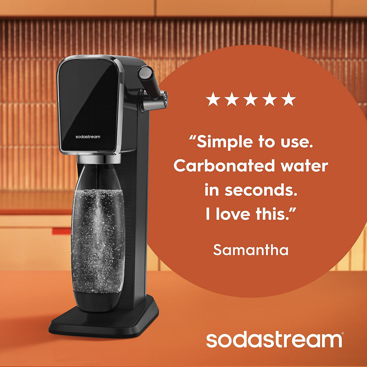 SodaStream Art with 60L Gas Cylinder