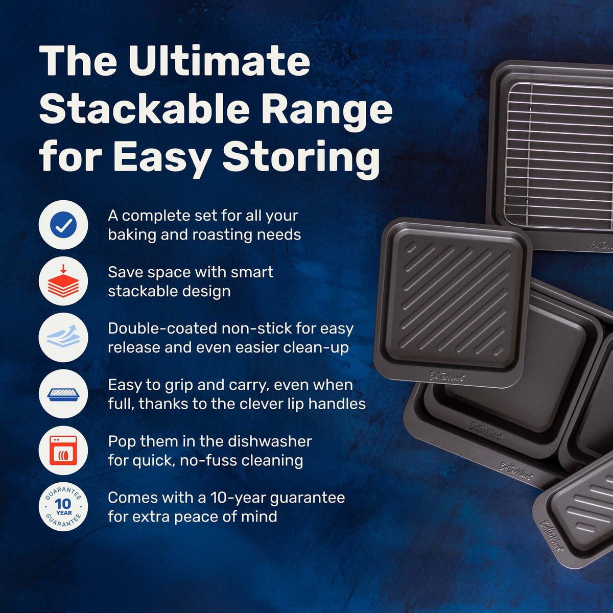 BetterWare Stack Ease 7 Piece Set