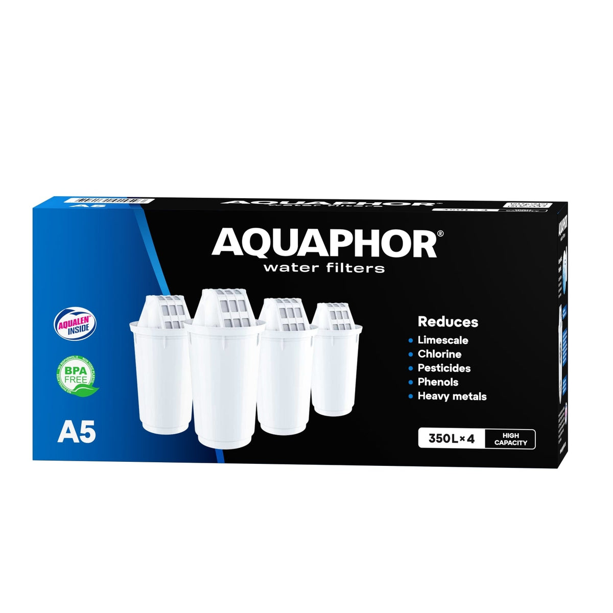 Aquaphor A5 350L Filter Cartridges - Pack of 4