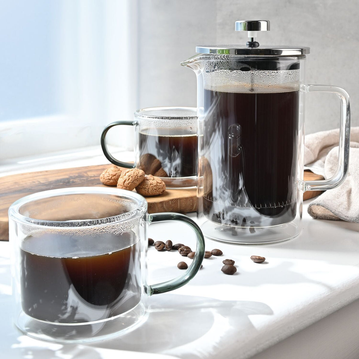 Lakeland Glass Cafetiere Gift Set