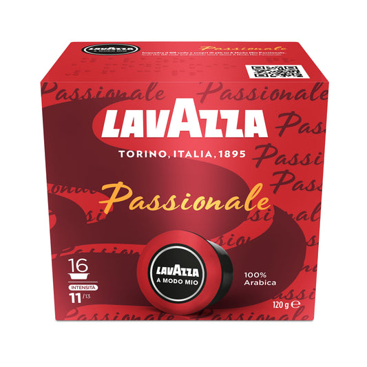 16 Lavazza A Modo Mio Passionale Plastic Capsules