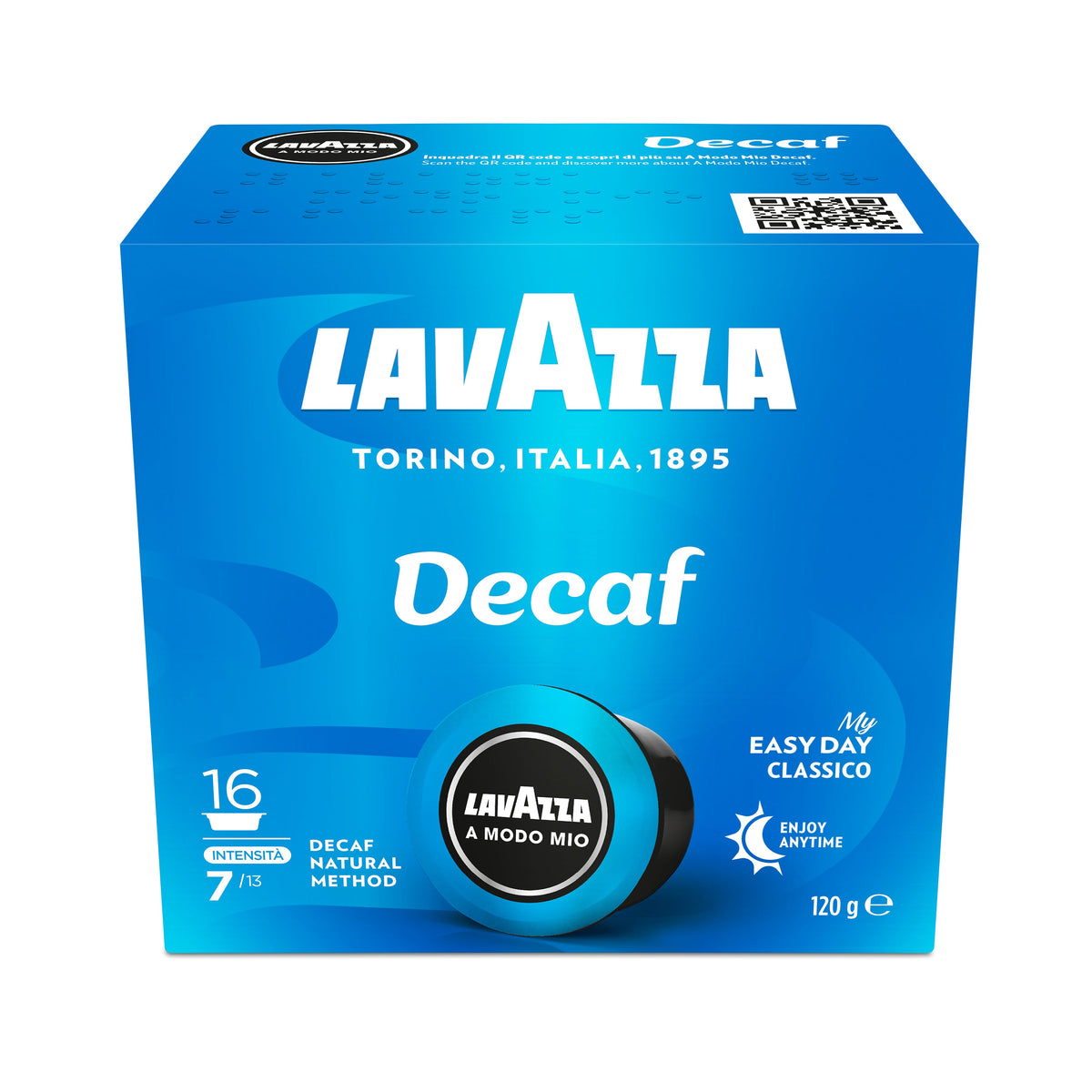 16 Lavazza A Modo Mio Decaf Cremoso Plastic Capsules