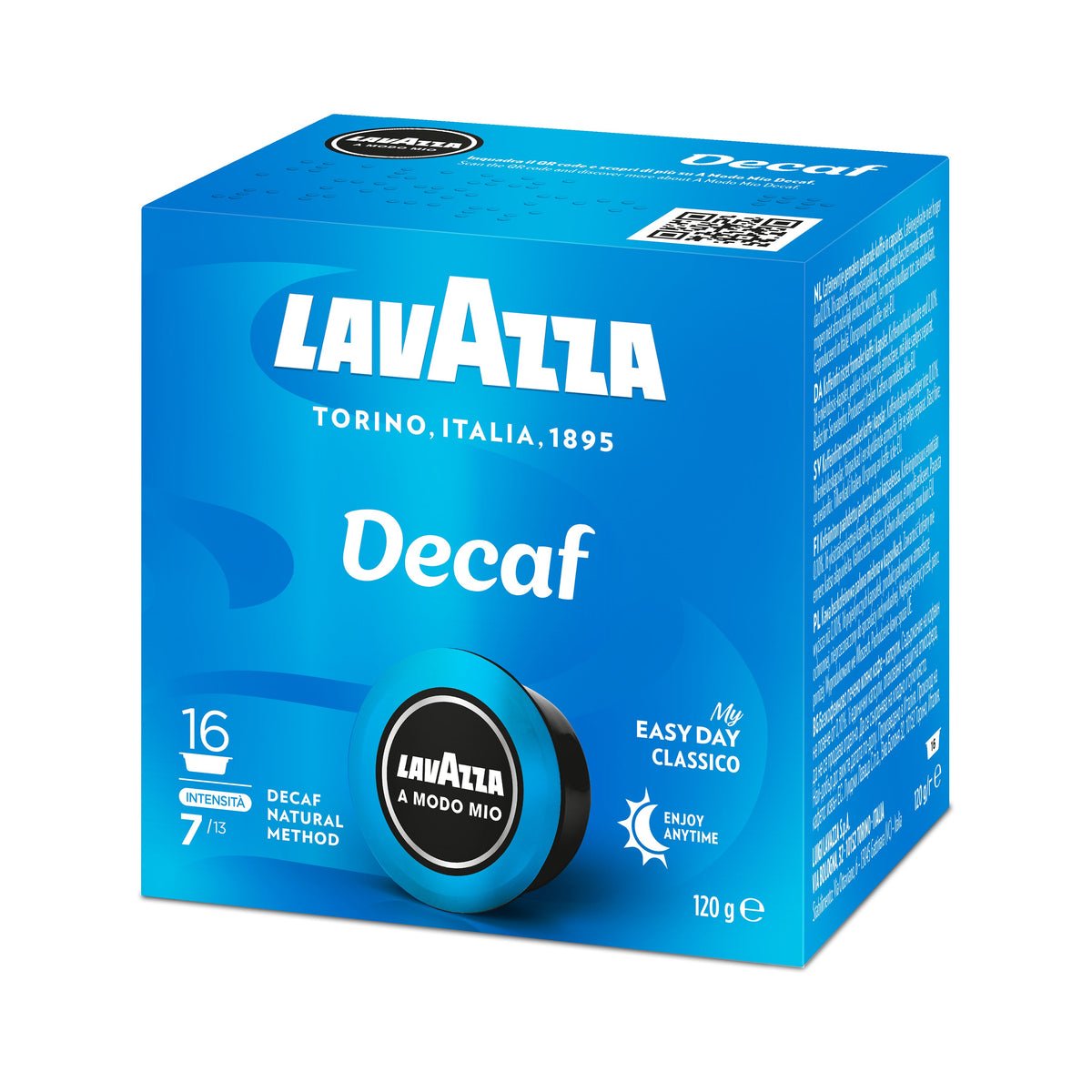 16 Lavazza A Modo Mio Decaf Cremoso Plastic Capsules