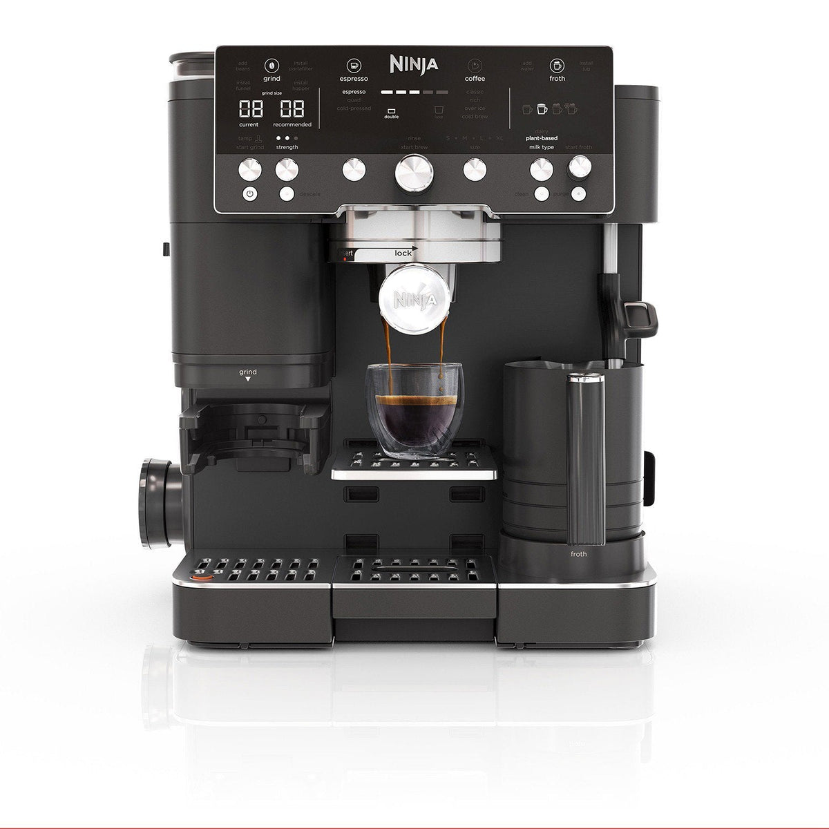 Ninja Luxe Café Premier Espresso Machine Black -ES601UKBK