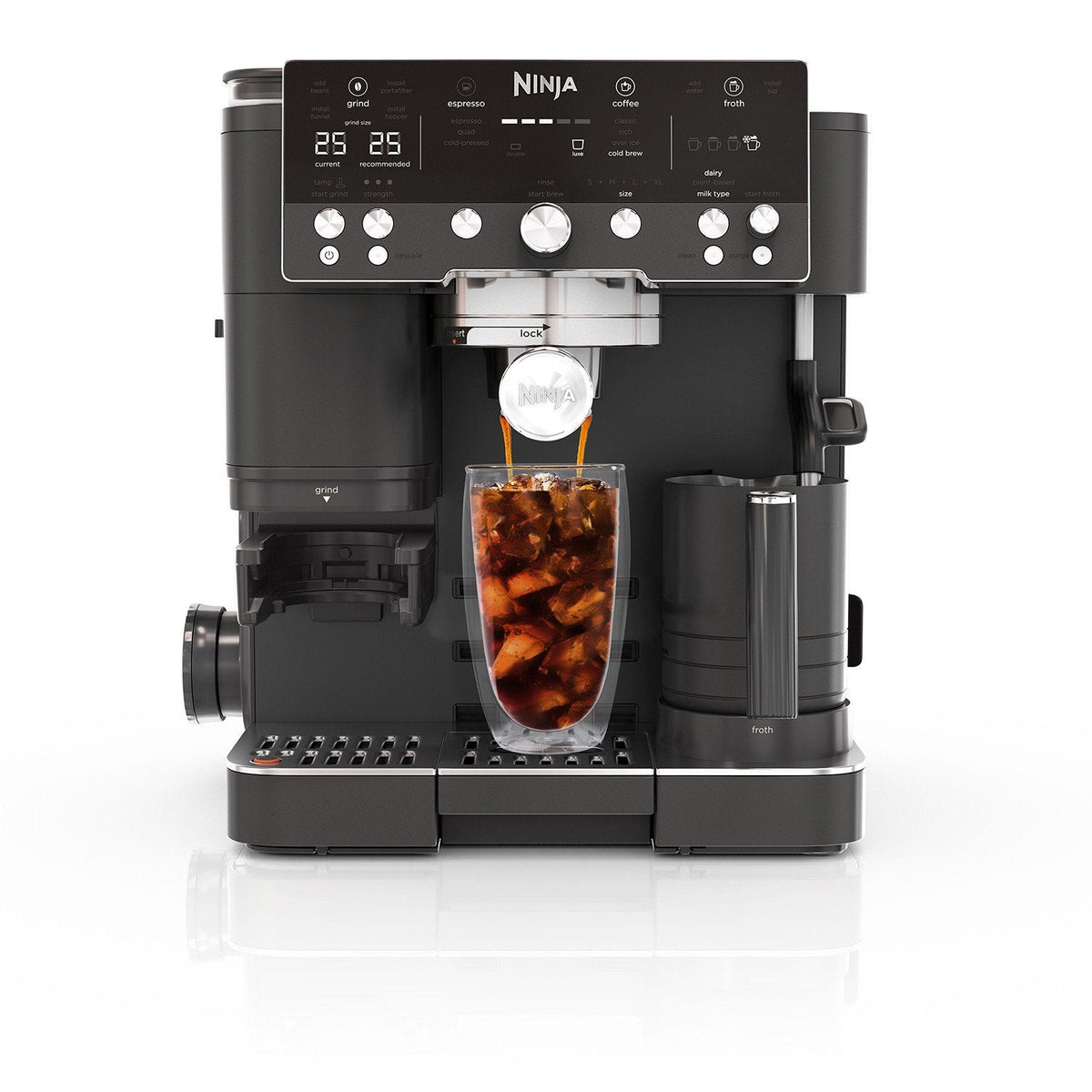 Ninja Luxe Café Premier Espresso Machine Black -ES601UKBK