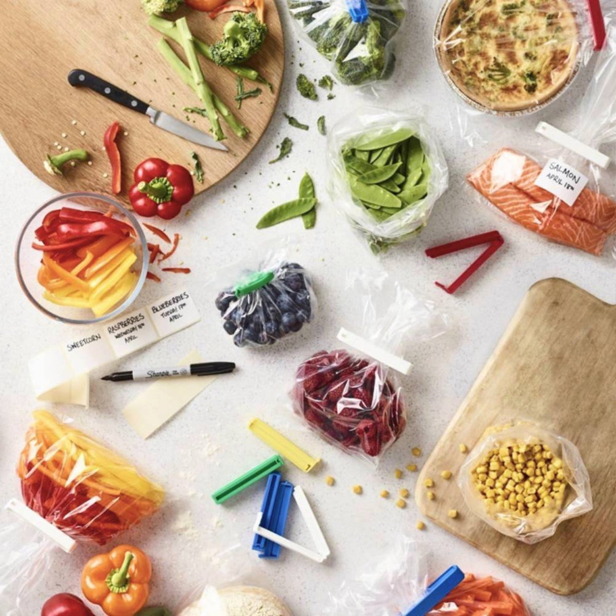 25 Lakeland Quick Clips  Food Storage & Sealing Bag Clips - 5cm