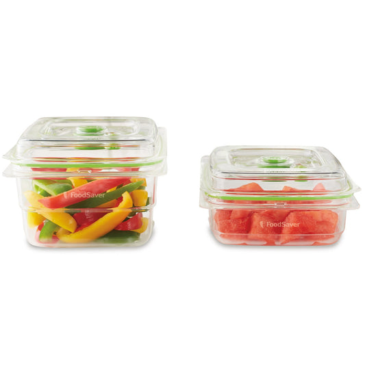 2 Foodsaver Fresh Food Container Jars