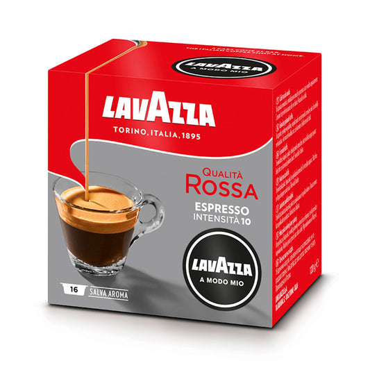 Lavazza A Modo Mio Qualita Rossa Coffee Capsules - Pack of 16