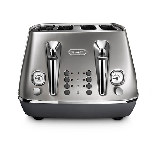 De’Longhi Distinta Flair 4-Slice Toaster Finesse Silver CTI4003.S