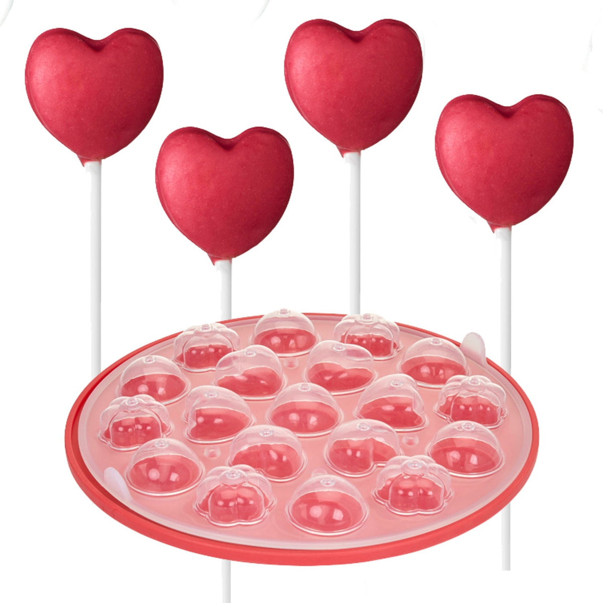 3 Shape Silicone Cake Pop Mould