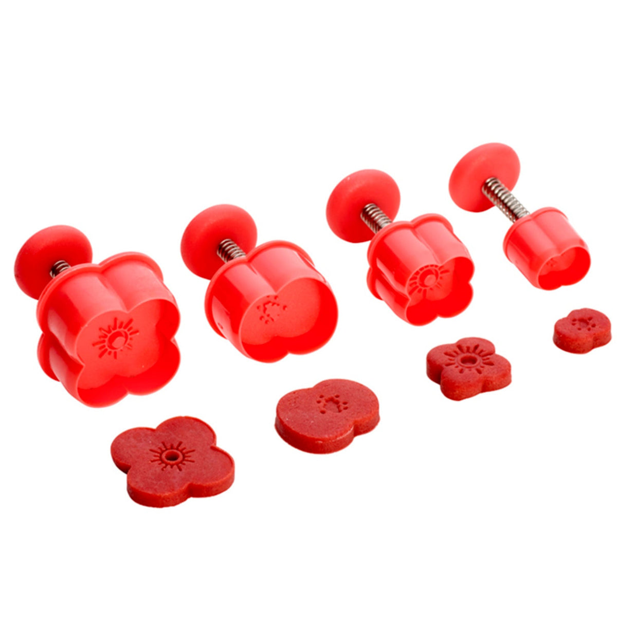 4 Poppy Plunger Icing Cutters with RBL Donation