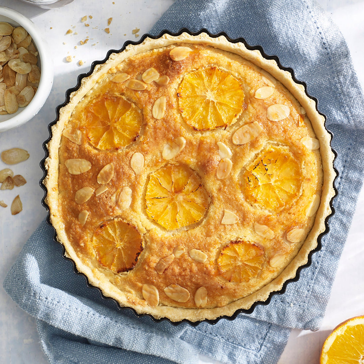 Diamond Blue Loose Based 20cm Flan, Tart and Quiche Tin