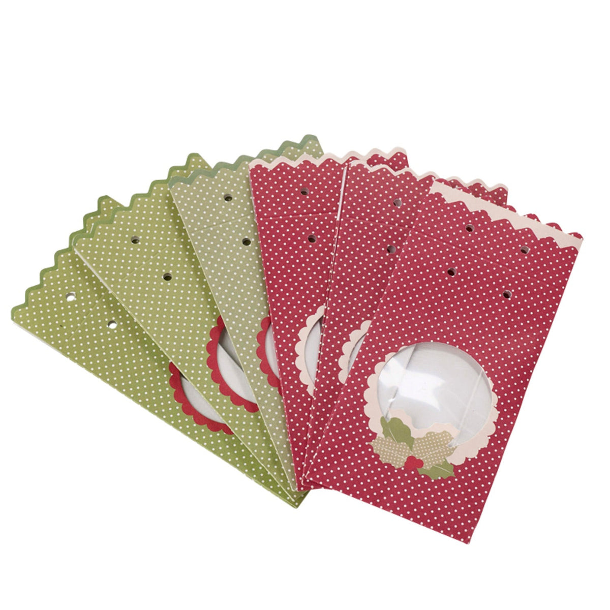 Holly Treat Bags – Pack of 6