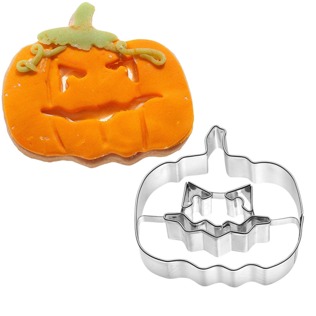Pumpkin Face Halloween Cookie Cutter