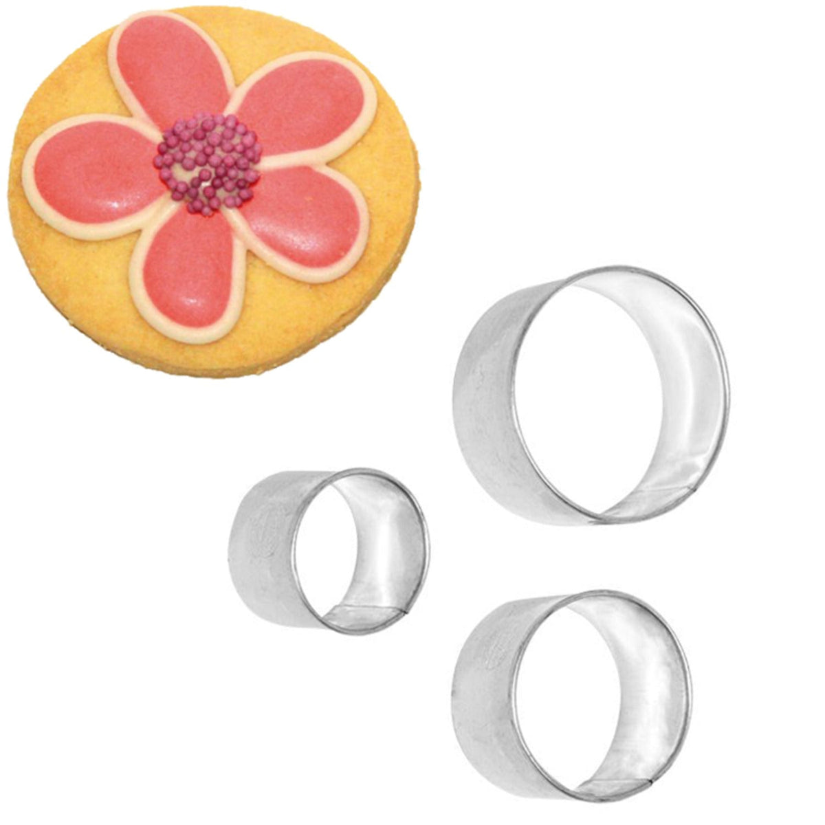 RBV Birkmann Round Cookie Cutters – Set of 3