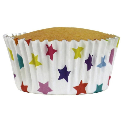 30 PME Star Foil Lined Cupcake Cases